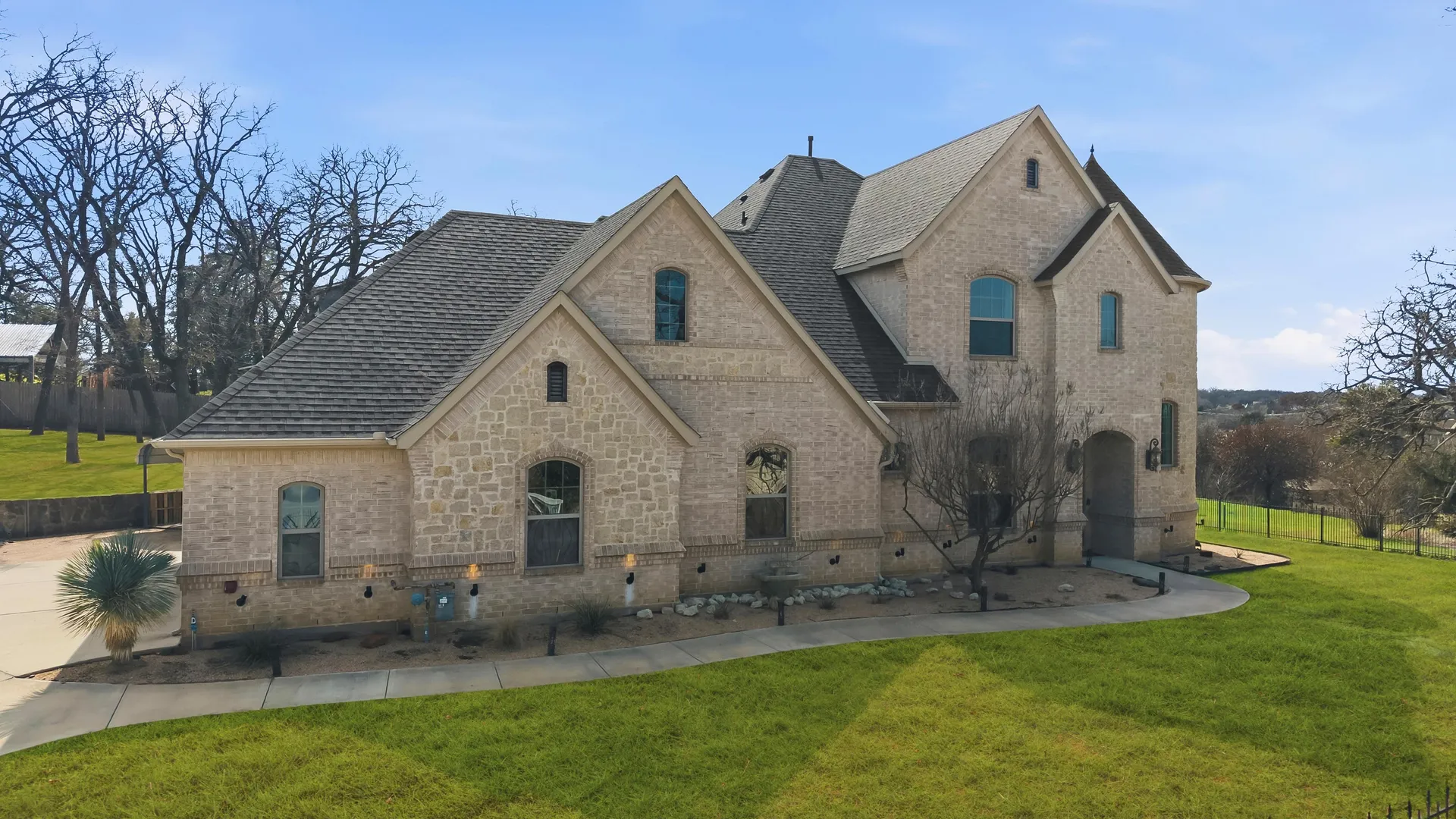 Estate exterior at 1814 Our Lane in Southlake, Texas